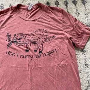Pink Sloth Tee